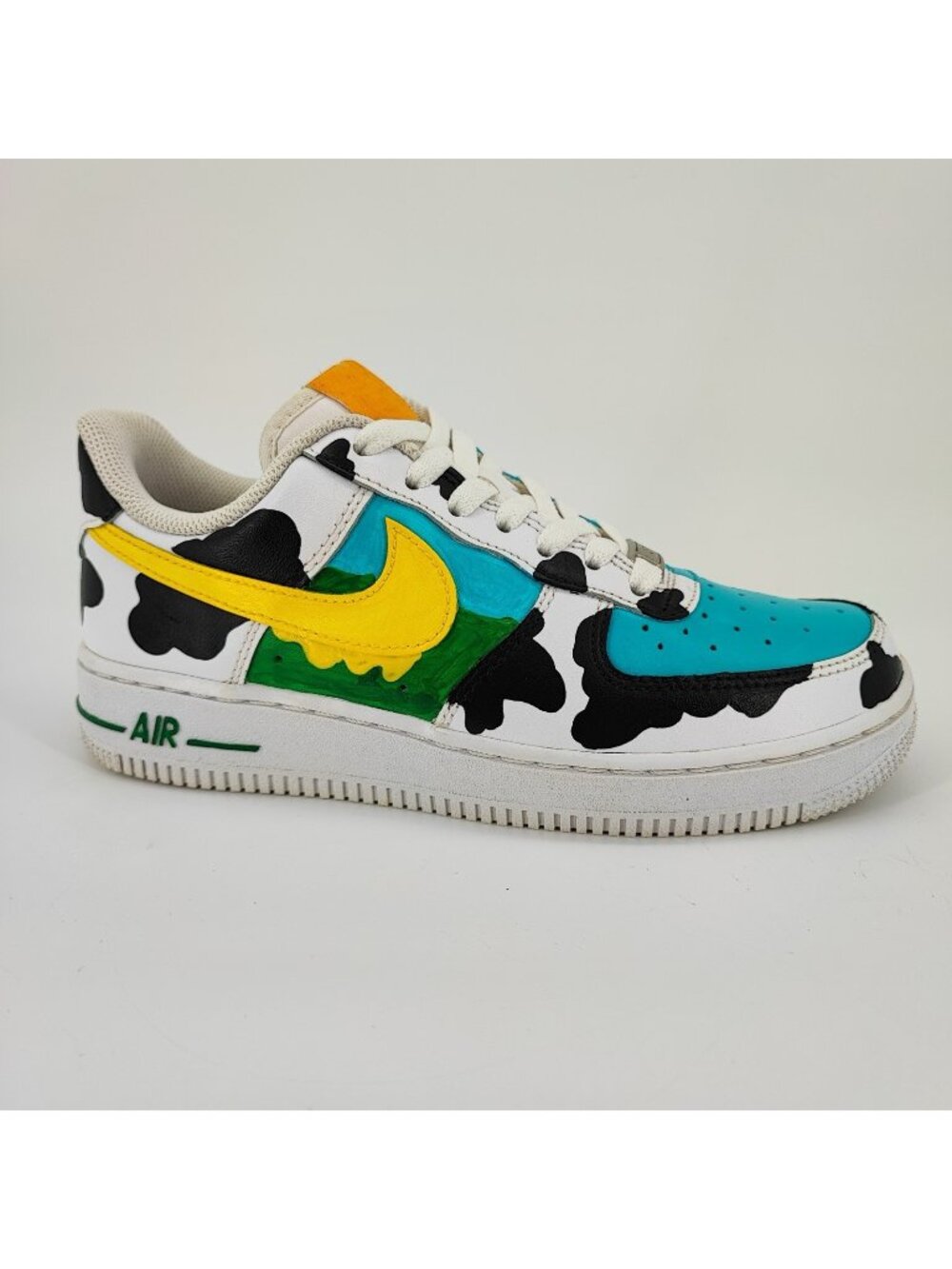 Nike Air Force 1 Women's Size 6.5 Shoes Custom Chunky Dunky Leather Multi 315115